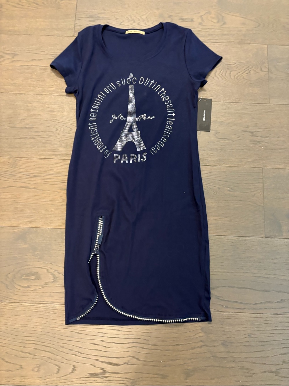 Ladies navy Paris dress sz SM NWT ret $169